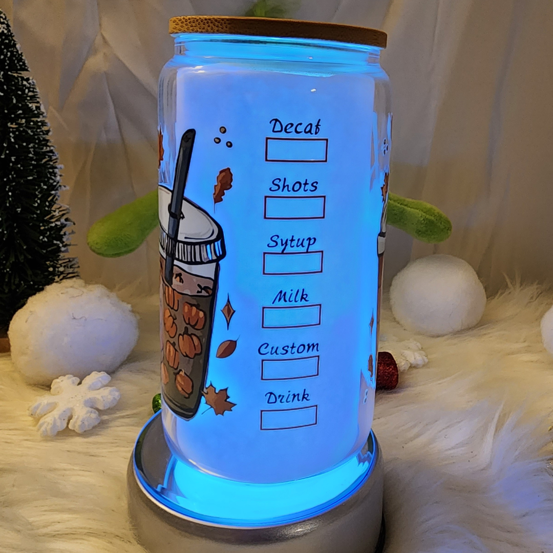 UV DTF Glass Tumbler