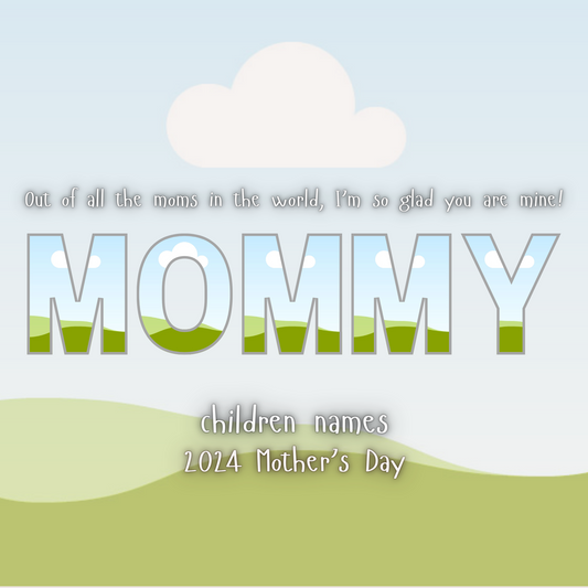 Custom Mom Picture Frame Template [Single]