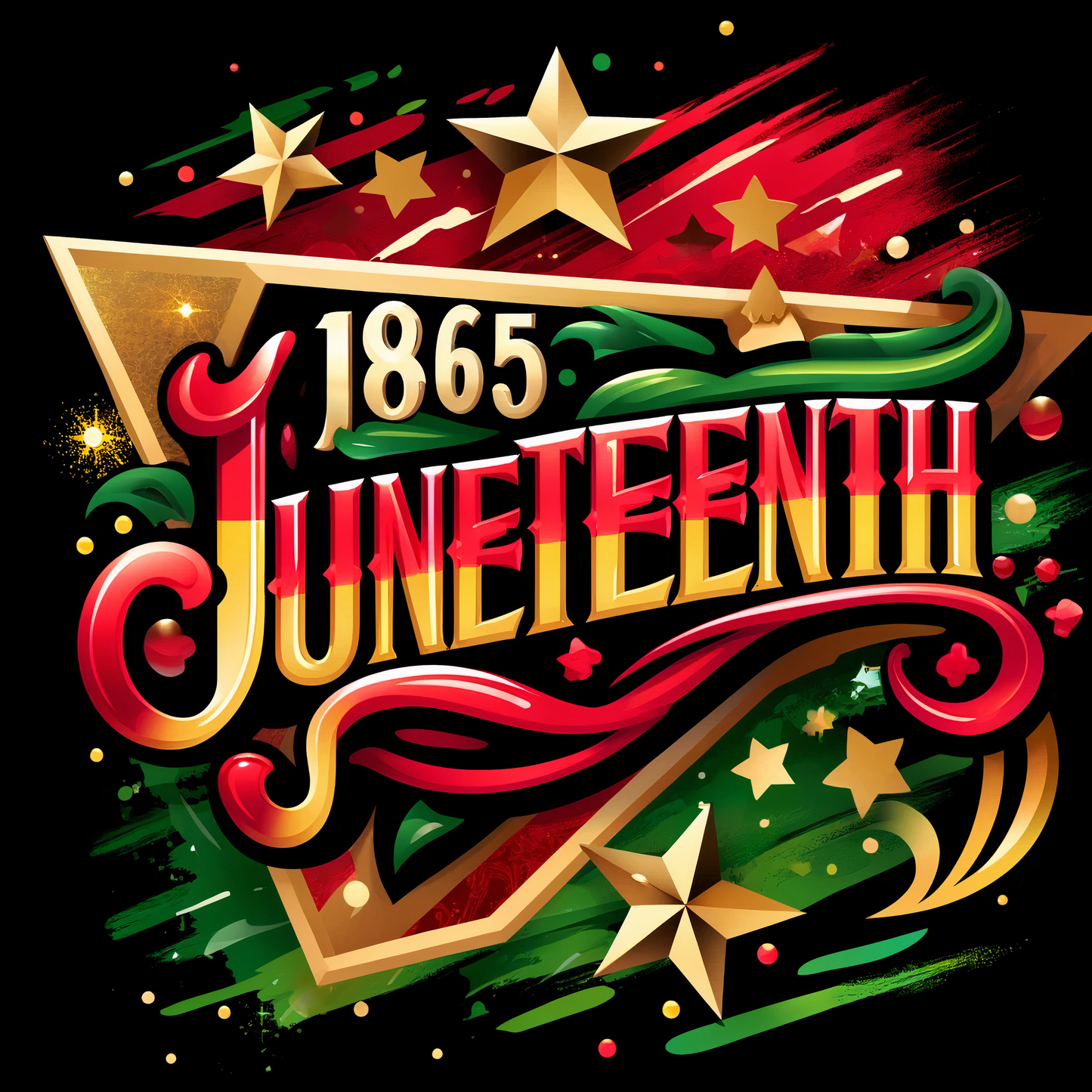 Juneteeth Single Design [PNG]