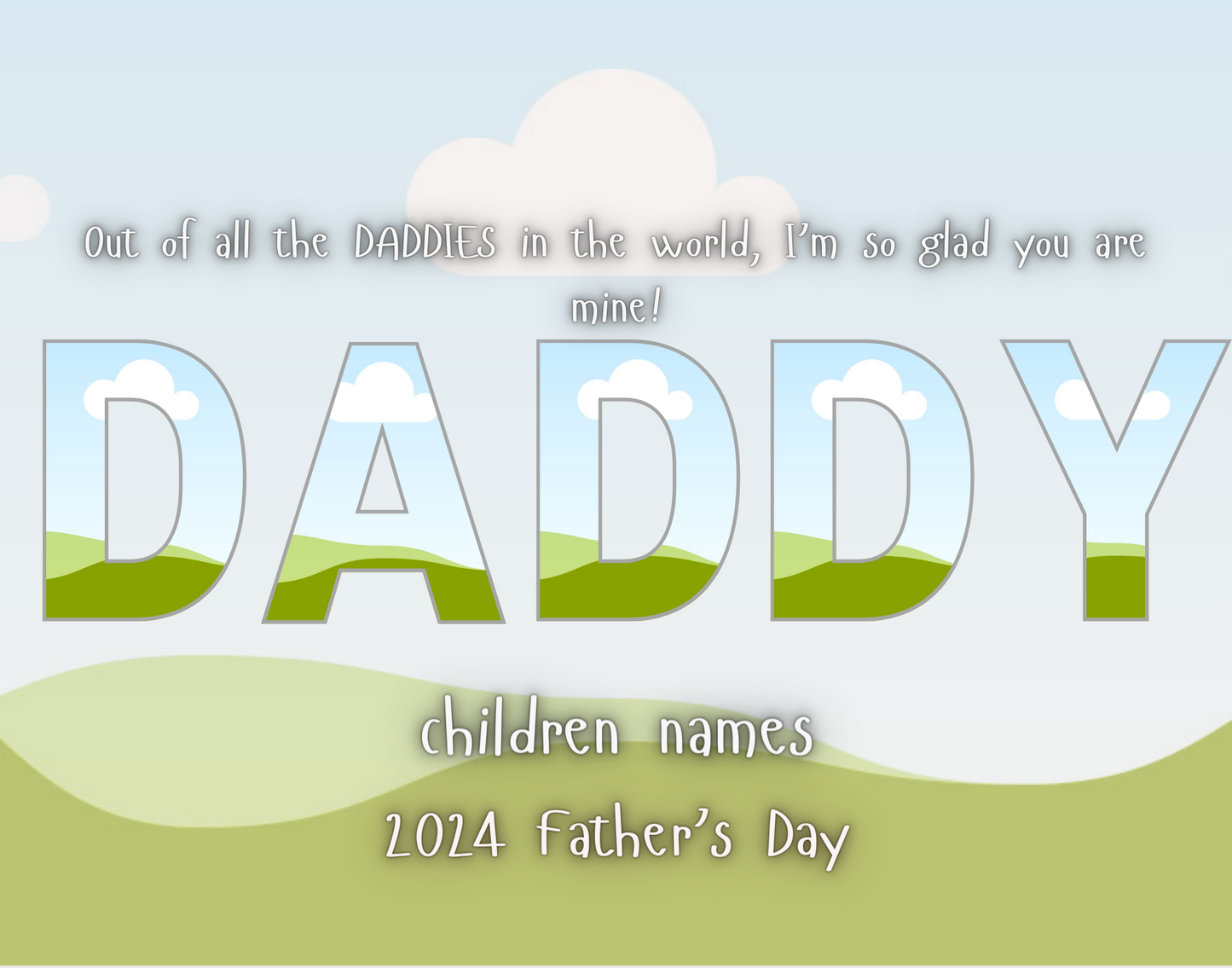 Custom Daddy Frame Template [Single]