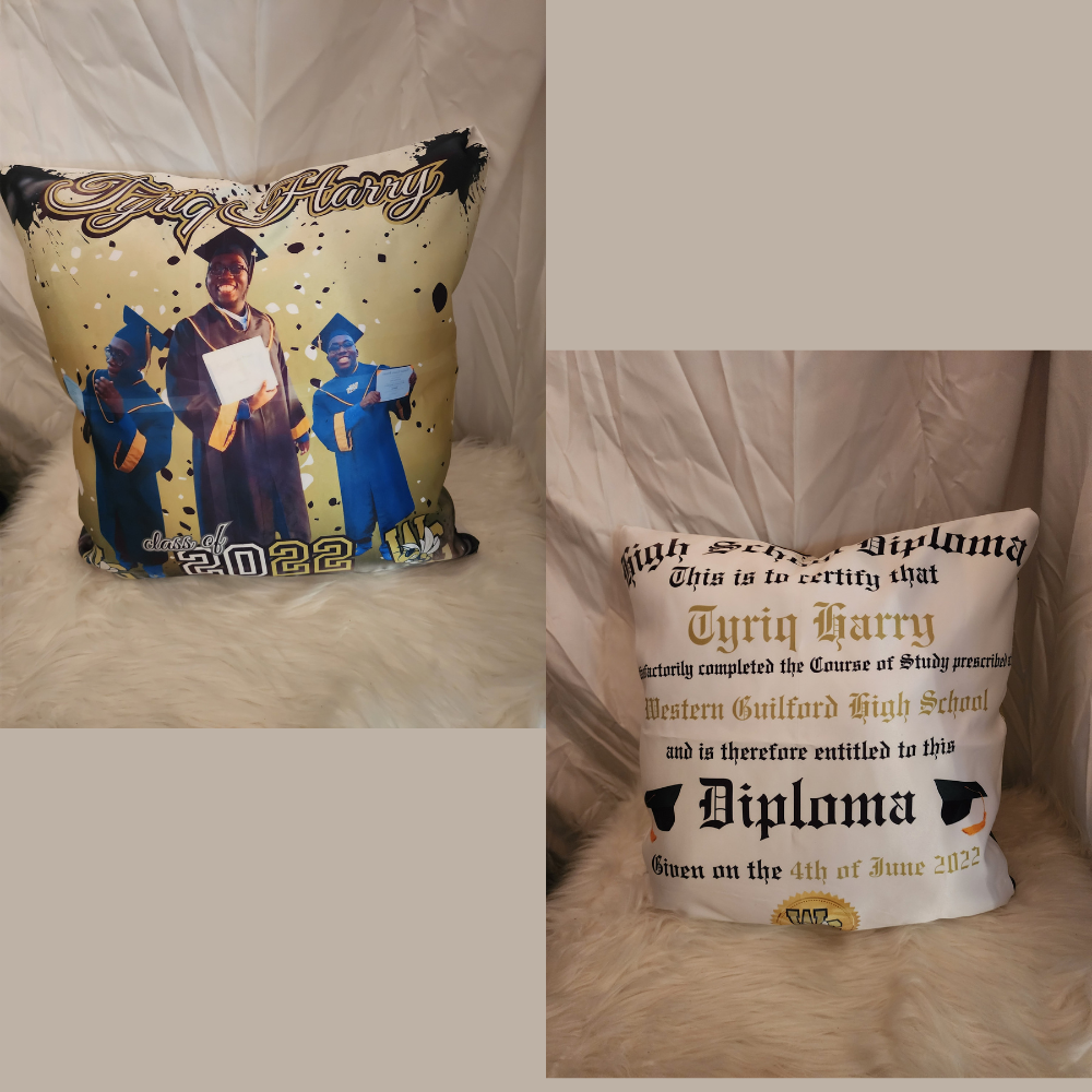 Custom Grad Pillow