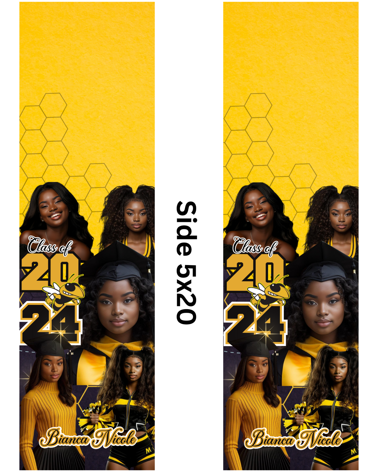 Grad Vending Machine Template Yellow Girl [16 x 20]