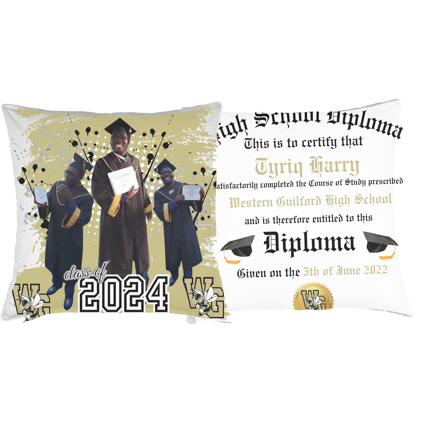 Custom Grad Pillow