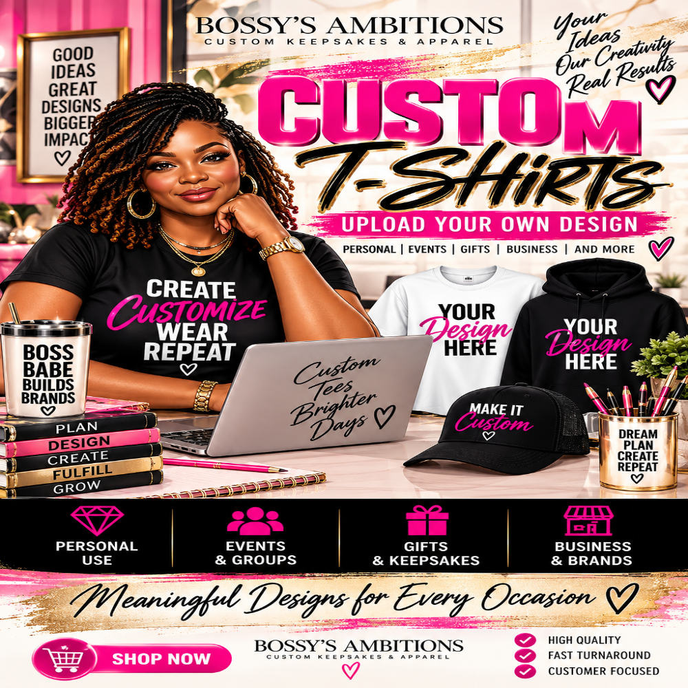 Custom T-Shirt | Upload Your Own Design