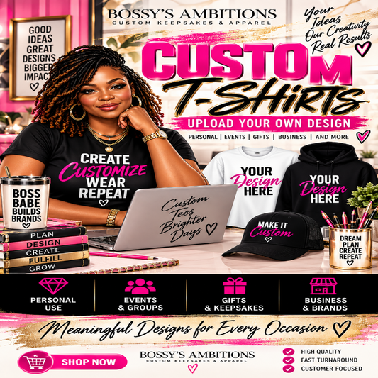 Custom T-Shirt | Upload Your Own Design