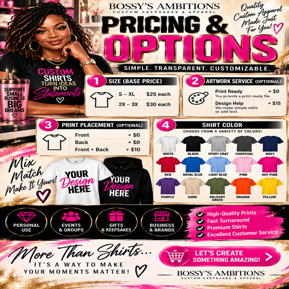 Custom T-Shirt | Upload Your Own Design