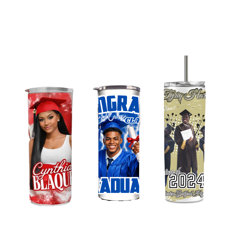 CUSTOM GRADUATION TUMBLER
