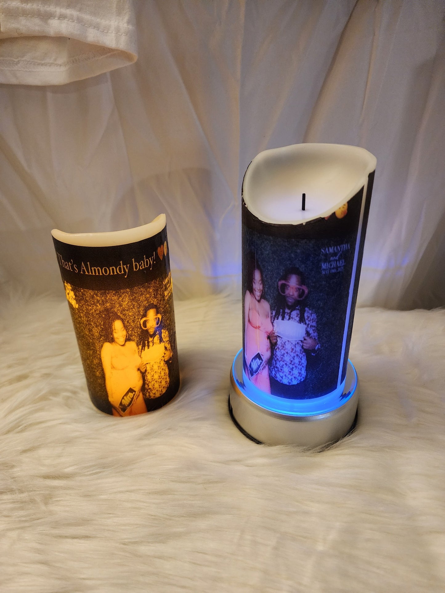 Custom LED Flameless Pillar Candle