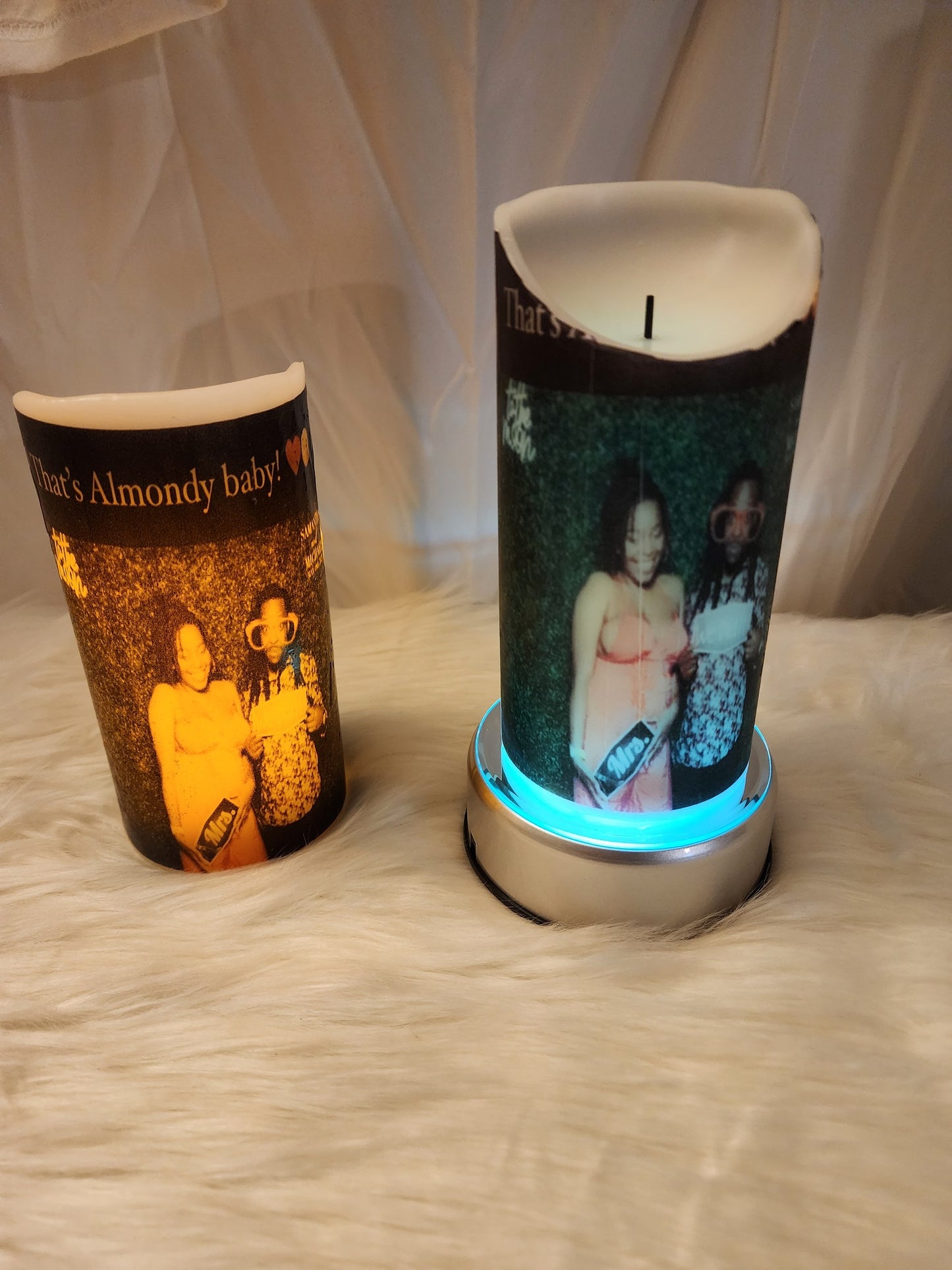 Custom LED Flameless Pillar Candle