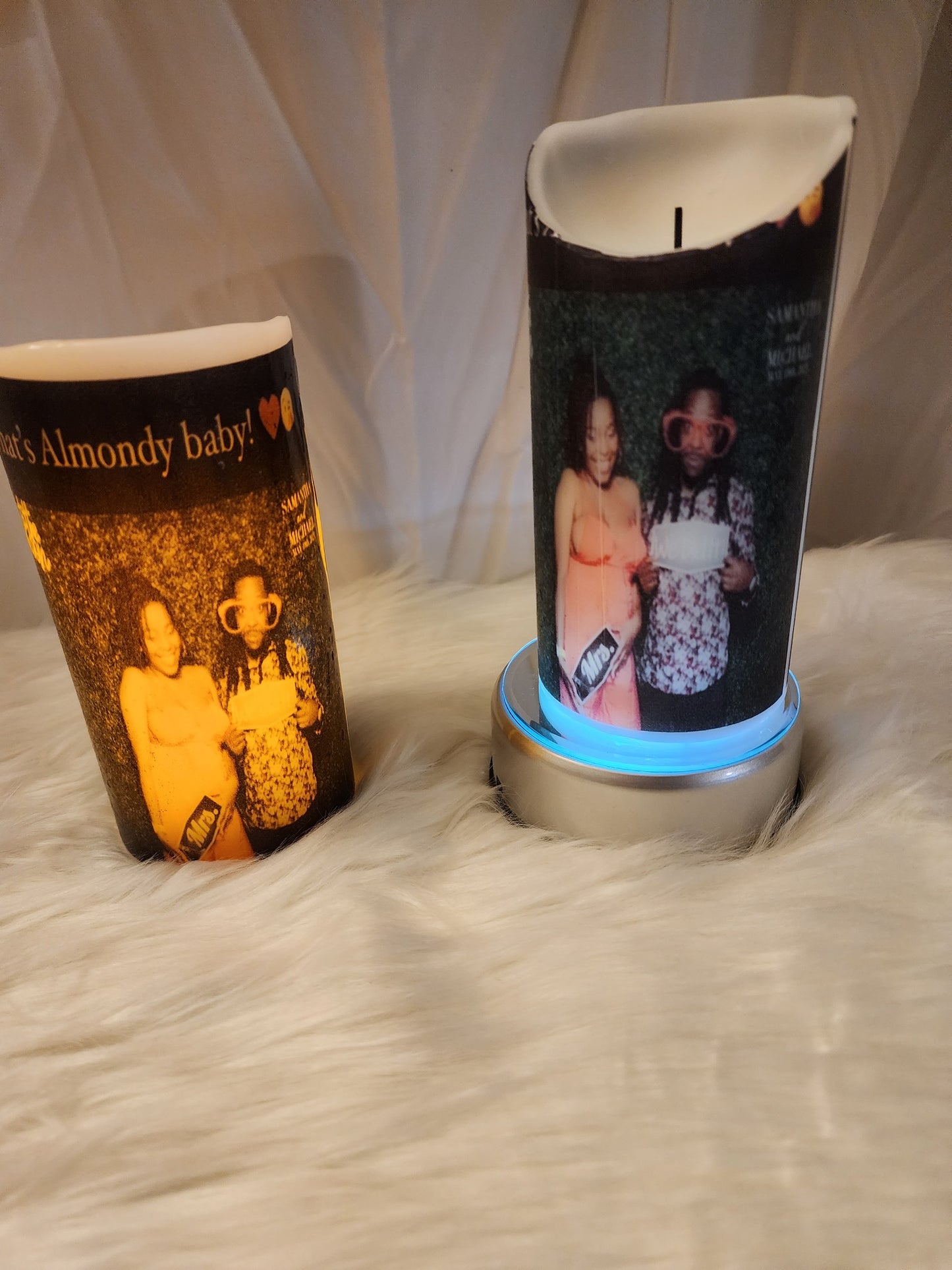 Custom LED Flameless Pillar Candle