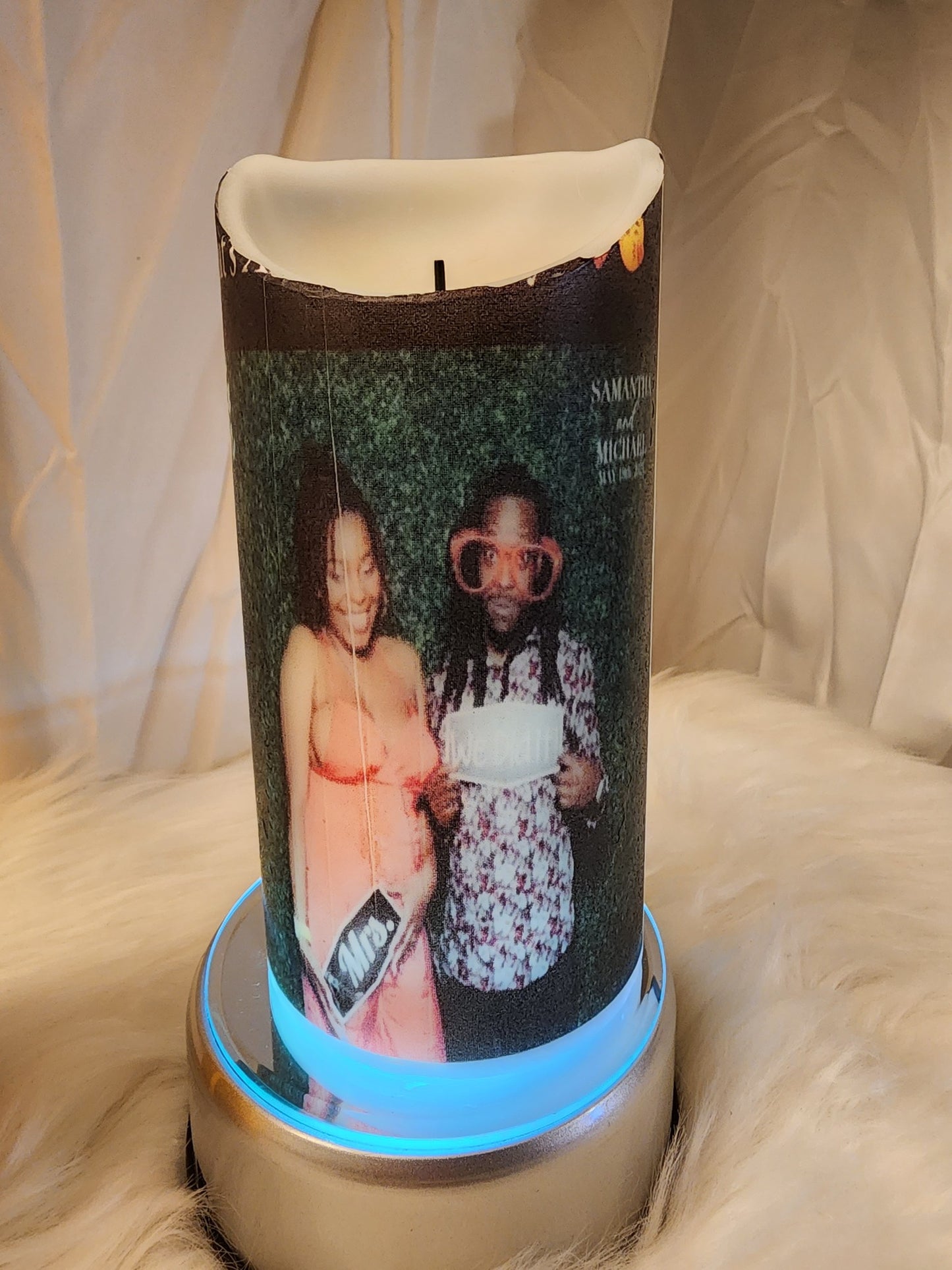 Custom LED Flameless Pillar Candle