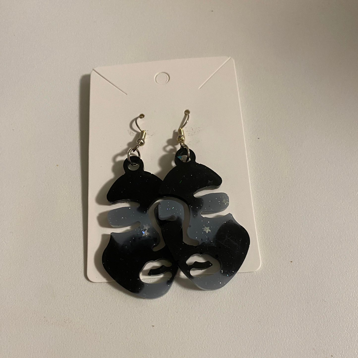 Resin Face Earrings