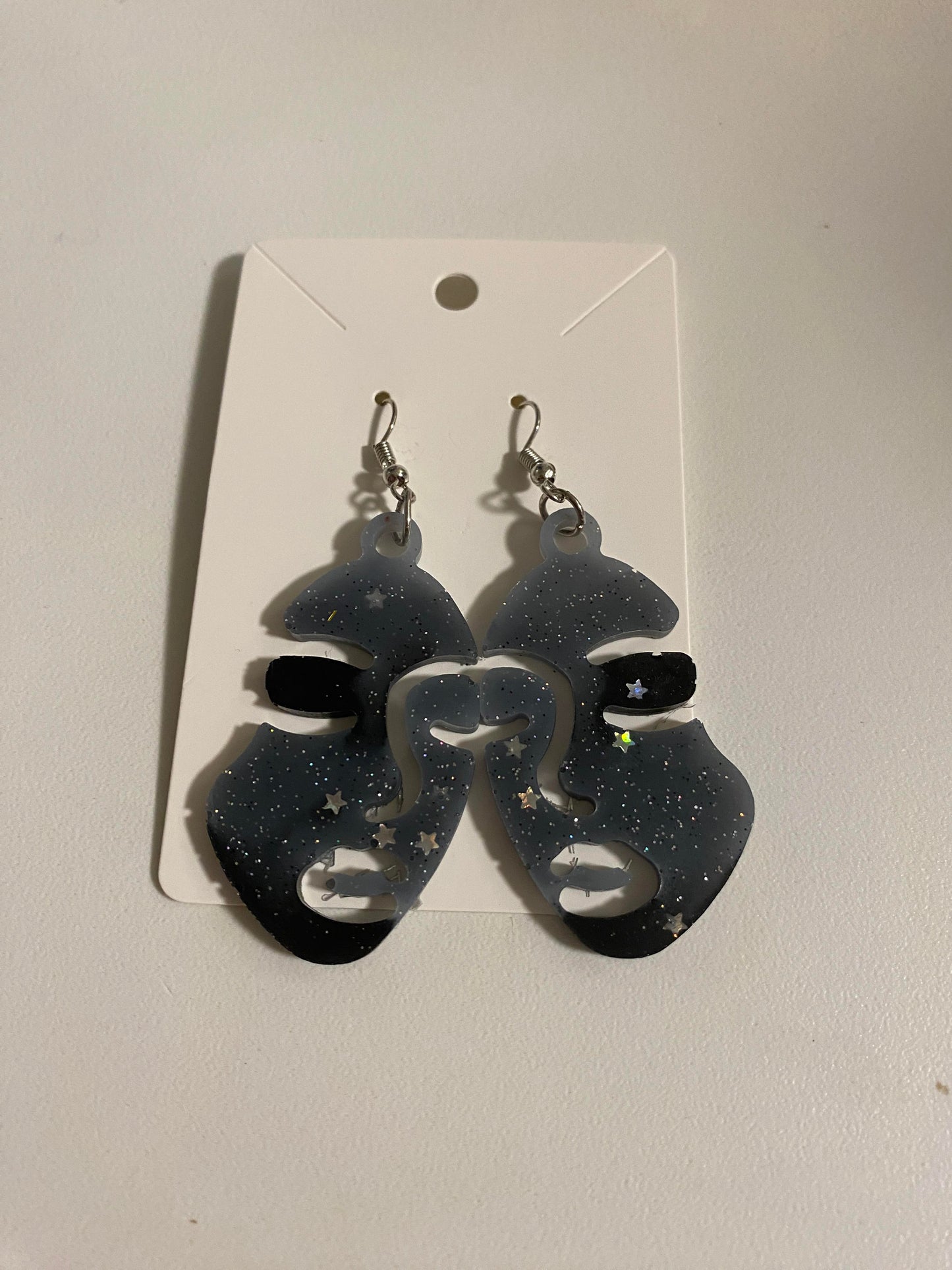 Resin Face Earrings