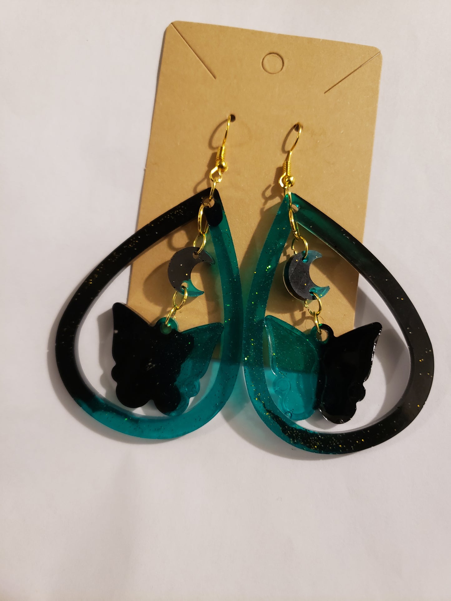 Resin Butterfly Earrings