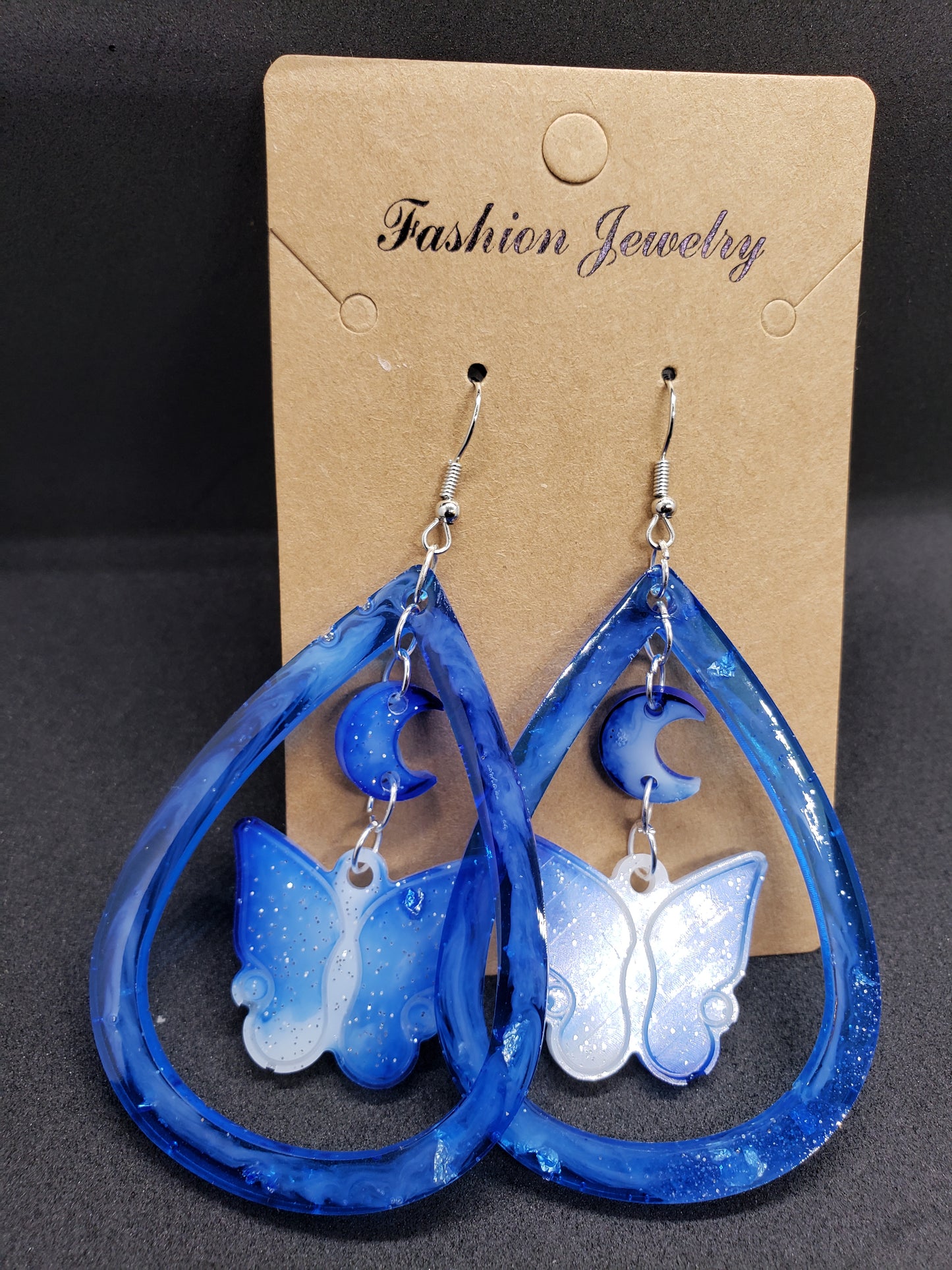 Resin Butterfly Earrings